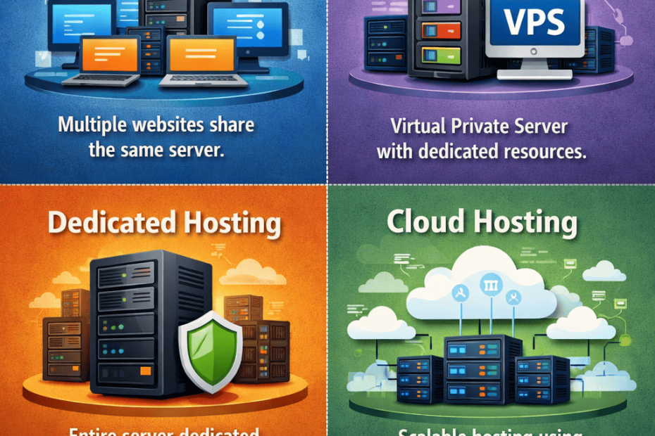 The Different Types of Web Hosting – Which One is Right for You?