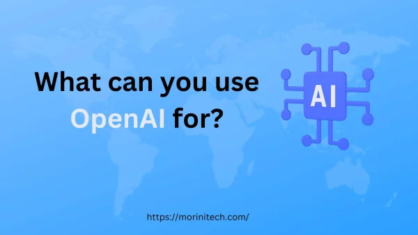 What can you use OpenAI for?