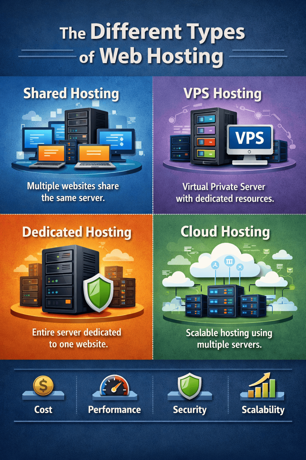The Different Types of Web Hosting The Different Types of Web Hosting