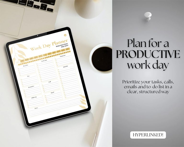 Digital Work Day Planning